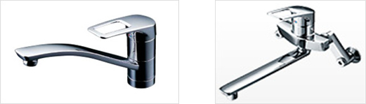 様々な水栓のイメージ